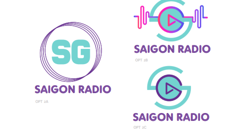 Thiết kế logo Sài Gòn Radio