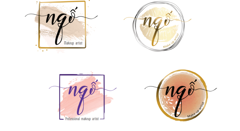 Thiết kế logo Ngố Makeup