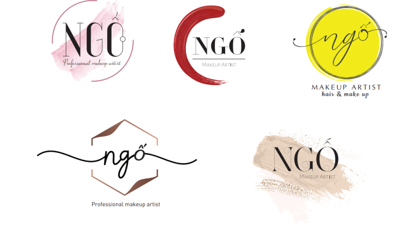 Thiết kế logo Ngố Makeup